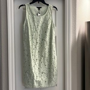 Banana Republic lace dress- mint green size 8